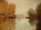 Claude Monet Autumn on the Seine at Argenteuil painting